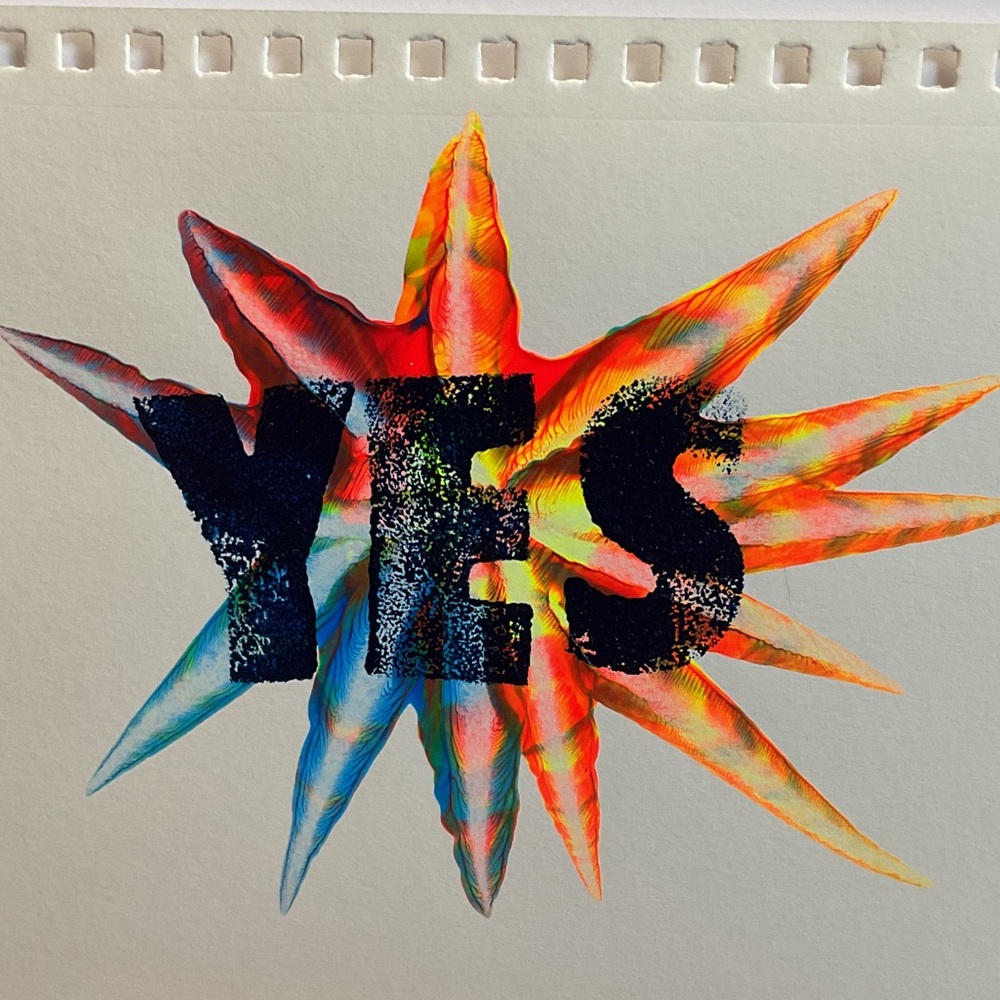 Colorful Starburst 'YES'